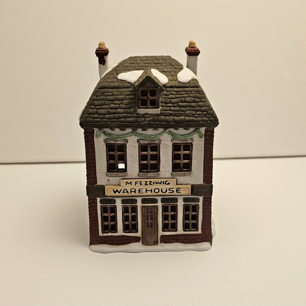 Charming Holiday Village House Decor